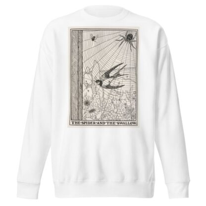 The Spider and the Swallow by Percy J. Billinghurst Sweatshirt