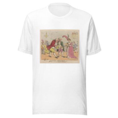 Hackney assembly. The Graces, the Graces, remember the Graces by Thomas Rowlandson T-Shirt