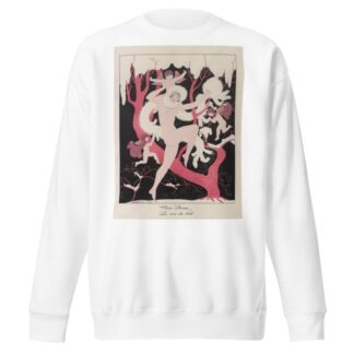 Fleur d’hiver. La rose de Noël by George Barbier Sweatshirt