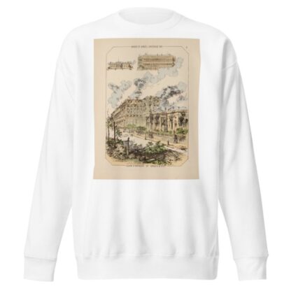 Avant et après l’incendie 1871 Légion d’honneur et Conseil d’état 6 by Victor Coindre Sweatshirt