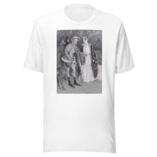 King Richard II, Mr. Tree as Richard and Lily Brayton as the queen, the opening scene at his Majesty’s Theatre by Percy Frederick Seaton Spence T-Shirt
