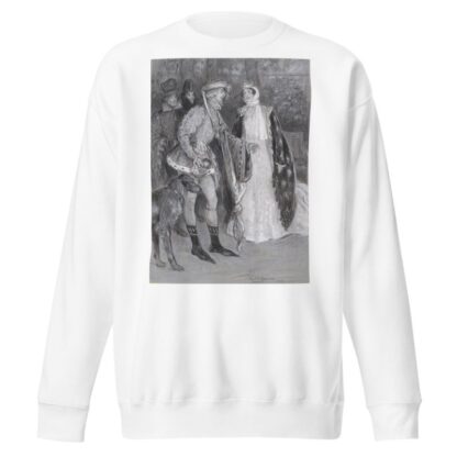 King Richard II, Mr. Tree as Richard and Lily Brayton as the queen, the opening scene at his Majesty’s Theatre by Percy Frederick Seaton Spence Sweatshirt