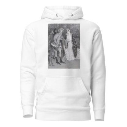 King Richard II, Mr. Tree as Richard and Lily Brayton as the queen, the opening scene at his Majesty’s Theatre by Percy Frederick Seaton Spence Hoodie
