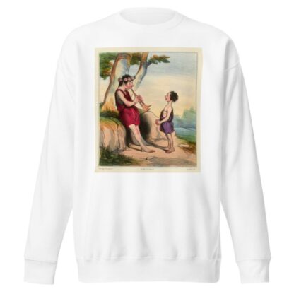 Le Berger de Virgile by Honoré Daumier Sweatshirt