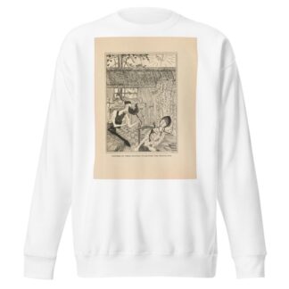 Neither of them wanted to return the Frying-pan by Jean de Bosschère Sweatshirt