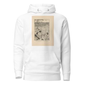 Neither of them wanted to return the Frying-pan by Jean de Bosschère Hoodie
