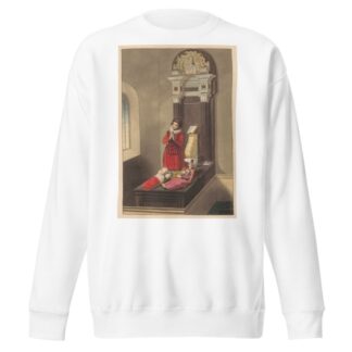 Tomb of the Three Children of Sir Thomas Savage from Isleworth Church by Daniel Lysons Sweatshirt