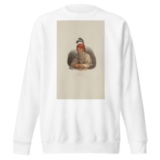 NA-SHE-MUNG-GA, A Miami Chief by James Otto Lewis Sweatshirt