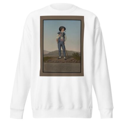 Gruyeres peasant, Fribourg township by Johann Emanuel Locher Sweatshirt