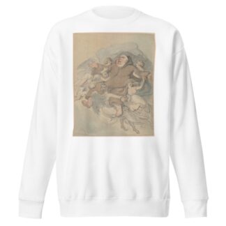 The ascension by Thomas Rowlandson Sweatshirt