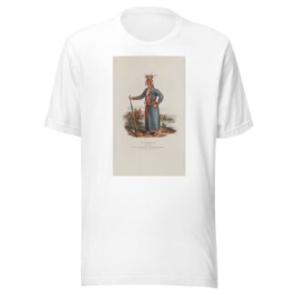 O’-CHECK-KA or Four Legs; Head Chief of the Winnebagoes of Winnebago Lake Michigan by James Otto Lewis T-Shirt