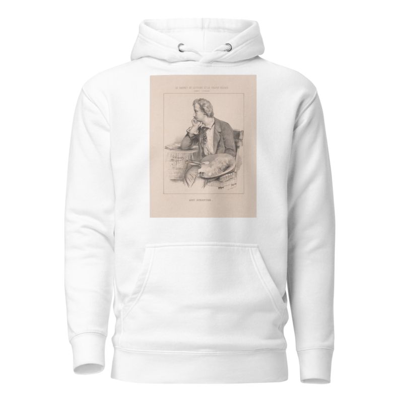 Portrait of Ary Scheffer by Emile Lassalle Hoodie