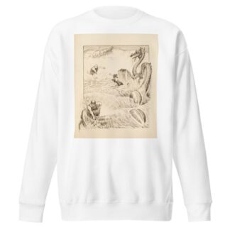 A ship representing Democracy has been wrecked by a Chinese dragon by William Henry Walker Sweatshirt