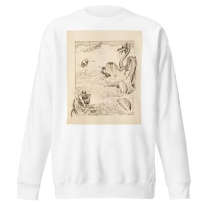 A ship representing Democracy has been wrecked by a Chinese dragon by William Henry Walker Sweatshirt