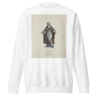 A Jesuit nun. Religieuse Jesuite. by Charles Grignion Sweatshirt