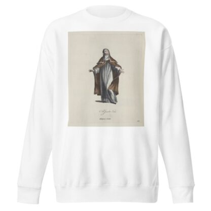 A Jesuit nun. Religieuse Jesuite. by Charles Grignion Sweatshirt