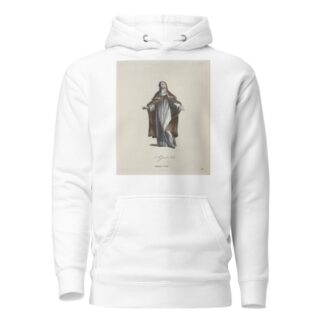 A Jesuit nun. Religieuse Jesuite. by Charles Grignion Hoodie