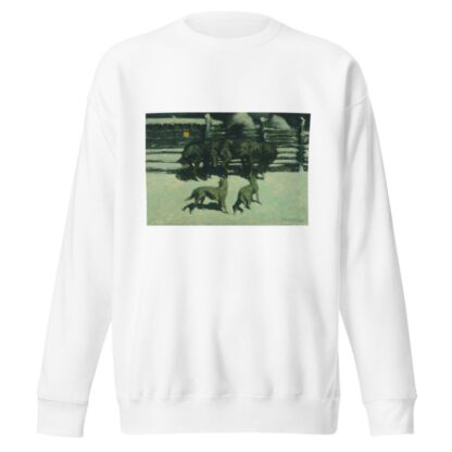 The call for help by Frederic Remington Sweatshirt
