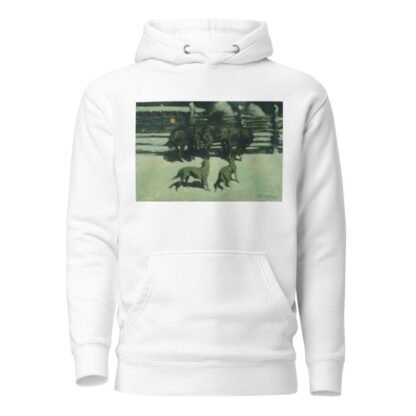 The call for help by Frederic Remington Hoodie