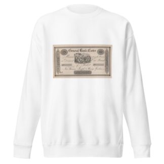 General Bank Exeter one pound note by Perkins & Heath Sweatshirt