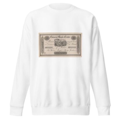General Bank Exeter one pound note by Perkins & Heath Sweatshirt