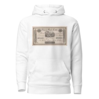 General Bank Exeter one pound note by Perkins & Heath Hoodie