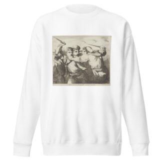 Alma ferina in spoglie umane accolta by Bartolomeo Pinelli Sweatshirt
