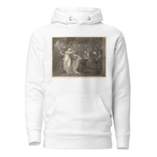 Hamlet; Act IV, Scene V, Elsinore — King, Queen, Laertes, Ophelia, etc. by Benjamin West Hoodie