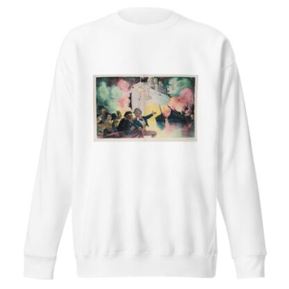 Celebrating July 4th, 1898 – ‘the triumph of the American battle-ship’ by Udo Keppler Sweatshirt