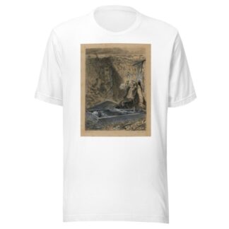 Fauchelevent ouvre le cercueil. Les Cimetières prennent ce qu’on leur donne by Alphonse Marie De Neuville T-Shirt