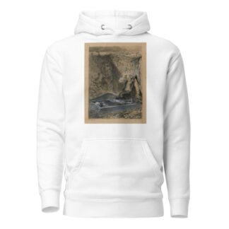 Fauchelevent ouvre le cercueil. Les Cimetières prennent ce qu’on leur donne by Alphonse Marie De Neuville Hoodie