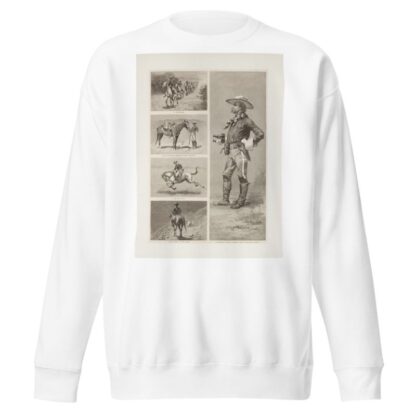Lieutenant Johnson and the Tenth United States Cavalry in Arizona by Frederic Remington Sweatshirt