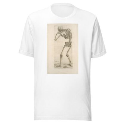 Tertia ossium tabula [Skeleton in aiming position] by Thomas Geminus T-Shirt