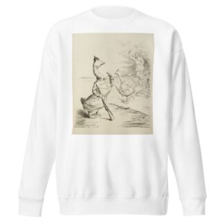 Side-stepping the goose-step by William Henry Walker Sweatshirt