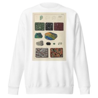 Plate VI: Felspathic Minerals and Rocks, Micaceous Minerals, Granite by Johann Gottlob Kurr Sweatshirt