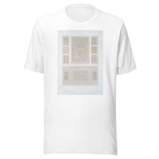 Arabesques; grillages en bois tourné, avec inscriptions koufiques by Émile Prisse d'Avennes T-Shirt