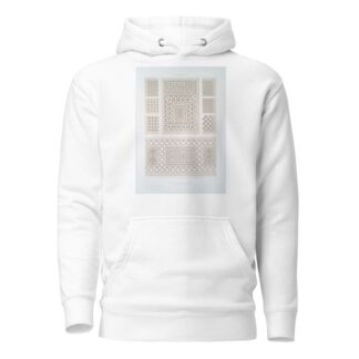 Arabesques; grillages en bois tourné, avec inscriptions koufiques by Émile Prisse d'Avennes Hoodie