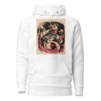 Portrait authentique de Rocambole by André Gill Hoodie