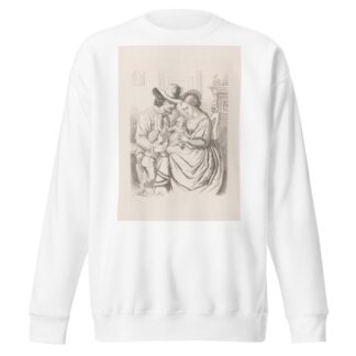 Family with young children by Wilhelmus Petrus van Geldorp Sweatshirt