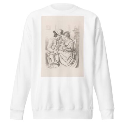Family with young children by Wilhelmus Petrus van Geldorp Sweatshirt