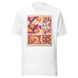 Four plant form compositions by André Durenceau T-Shirt