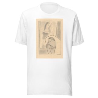 In front of a Picture of Madonna by Mikuláš Galanda T-Shirt