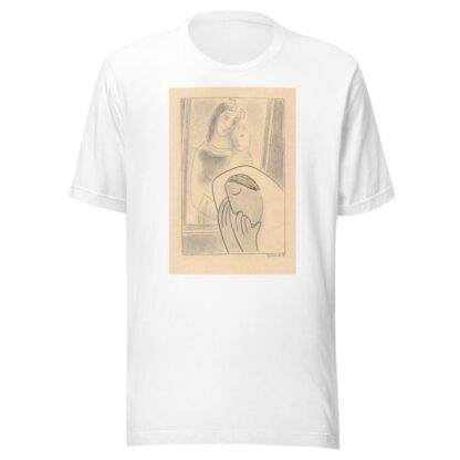 In front of a Picture of Madonna by Mikuláš Galanda T-Shirt
