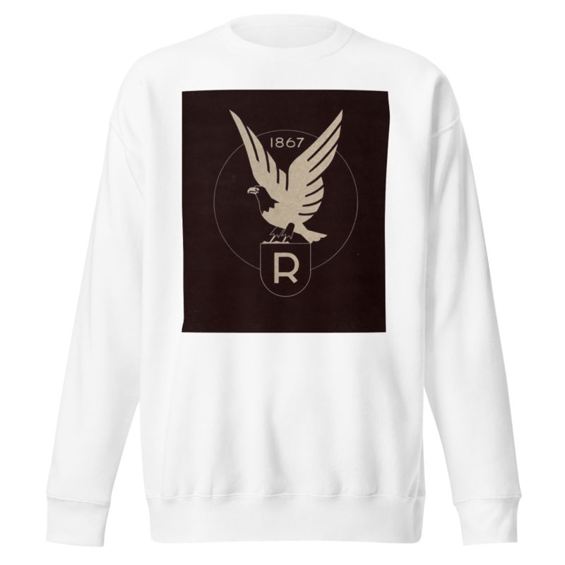 Logo for Ruppert Beer with eagle by Winold Reiss Sweatshirt