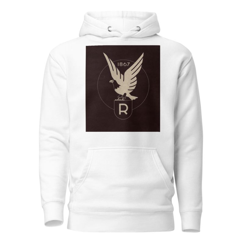 Logo for Ruppert Beer with eagle by Winold Reiss Hoodie