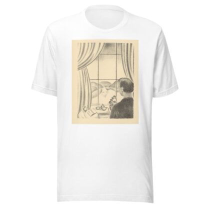 The painter in front of his window by Gustave Van de Woestijne T-Shirt