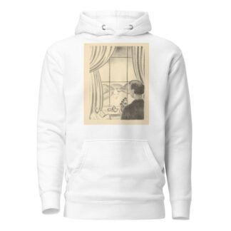 The painter in front of his window by Gustave Van de Woestijne Hoodie