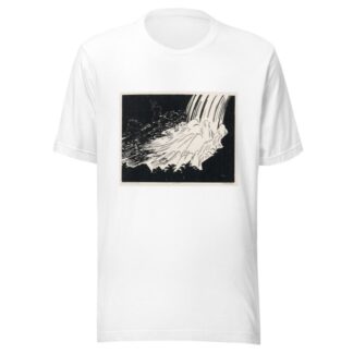 Waterval met herten by Johannes Frederik Engelbert ten Klooster T-Shirt