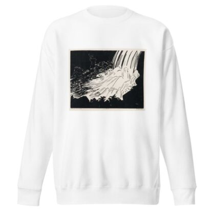 Waterval met herten by Johannes Frederik Engelbert ten Klooster Sweatshirt