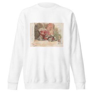 De automobile van Steengracht-Moyland in het Prinzenhof te Cleve by Carel Nicolaas Storm van 's-Gravesande Sweatshirt